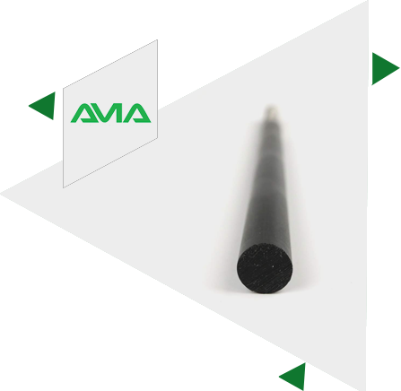 PVDF Black Rod