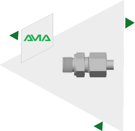 Straight Male Stud Fittings