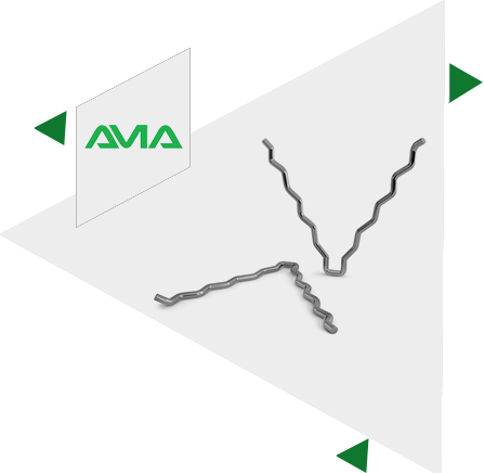 V Shaped Corrugated H Base Type 2 Refractory Anchors