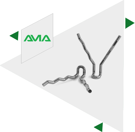 V Shaped Corrugated U Base Refractory Anchors