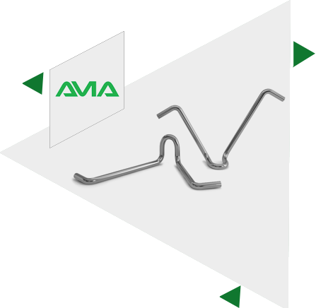 V Shaped Down Winged Short Leg U Base Refractory Anchors