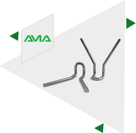 V Shaped U Base Refractory Anchors