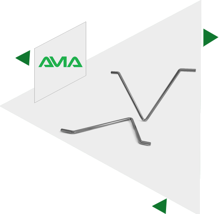 V Shaped Winged Refractory Anchor